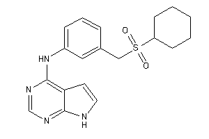 [3-(cyclohexylsulfonylmethyl)phenyl]-(7H-pyrrolo[2,3-d]pyrimidin-4-yl)amine