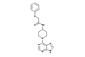 2-(phenylthio)-N-[1-(9H-purin-6-yl)-4-piperidyl]acetamide