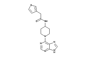 2-(3-furyl)-N-[1-(9H-purin-6-yl)-4-piperidyl]acetamide