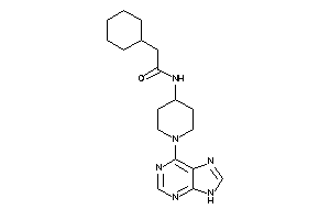 2-cyclohexyl-N-[1-(9H-purin-6-yl)-4-piperidyl]acetamide