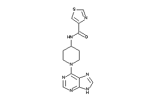 N-[1-(9H-purin-6-yl)-4-piperidyl]thiazole-4-carboxamide