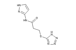 N-(1H-pyrazol-3-yl)-3-(1H-tetrazol-5-ylthio)propionamide