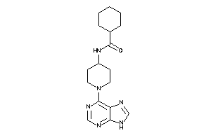 N-[1-(9H-purin-6-yl)-4-piperidyl]cyclohexanecarboxamide