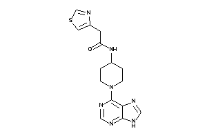 N-[1-(9H-purin-6-yl)-4-piperidyl]-2-thiazol-4-yl-acetamide