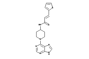 N-[1-(9H-purin-6-yl)-4-piperidyl]-3-(2-thienyl)acrylamide