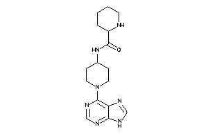 N-[1-(9H-purin-6-yl)-4-piperidyl]pipecolinamide