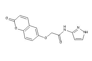 2-(2-ketochromen-6-yl)oxy-N-(1H-pyrazol-3-yl)acetamide