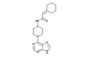 2-cyclohexylidene-N-[1-(9H-purin-6-yl)-4-piperidyl]acetamide