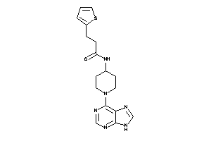 N-[1-(9H-purin-6-yl)-4-piperidyl]-3-(2-thienyl)propionamide