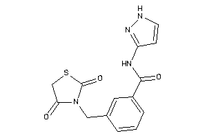 3-[(2,4-diketothiazolidin-3-yl)methyl]-N-(1H-pyrazol-3-yl)benzamide