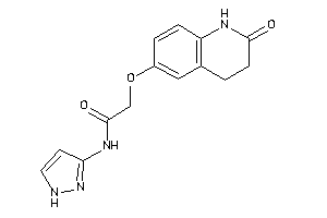 2-[(2-keto-3,4-dihydro-1H-quinolin-6-yl)oxy]-N-(1H-pyrazol-3-yl)acetamide