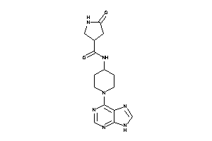 5-keto-N-[1-(9H-purin-6-yl)-4-piperidyl]pyrrolidine-3-carboxamide