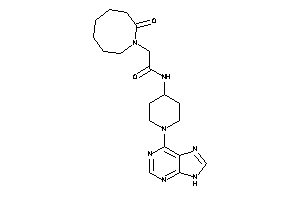 2-(2-ketoazocan-1-yl)-N-[1-(9H-purin-6-yl)-4-piperidyl]acetamide