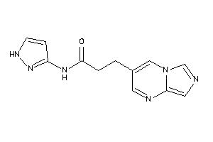 Image of 3-imidazo[1,5-a]pyrimidin-3-yl-N-(1H-pyrazol-3-yl)propionamide