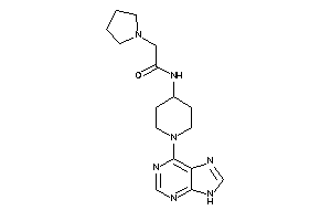 N-[1-(9H-purin-6-yl)-4-piperidyl]-2-pyrrolidino-acetamide