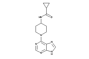 N-[1-(9H-purin-6-yl)-4-piperidyl]cyclopropanecarboxamide