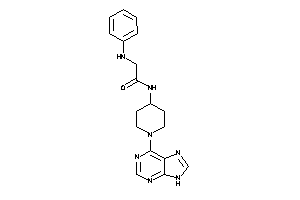 2-anilino-N-[1-(9H-purin-6-yl)-4-piperidyl]acetamide