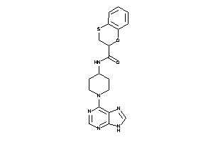 N-[1-(9H-purin-6-yl)-4-piperidyl]-2,3-dihydro-1,4-benzoxathiine-2-carboxamide