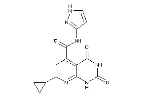 7-cyclopropyl-2,4-diketo-N-(1H-pyrazol-3-yl)-1H-pyrido[2,3-d]pyrimidine-5-carboxamide