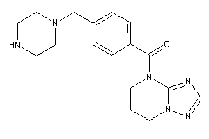 6,7-dihydro-5H-[1,2,4]triazolo[1,5-a]pyrimidin-4-yl-[4-(piperazinomethyl)phenyl]methanone