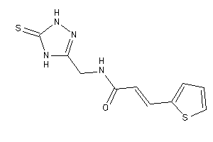 3-(2-thienyl)-N-[(5-thioxo-1,4-dihydro-1,2,4-triazol-3-yl)methyl]acrylamide