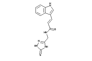 3-(1H-indol-3-yl)-N-[(5-thioxo-1,4-dihydro-1,2,4-triazol-3-yl)methyl]acrylamide