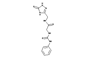 2-(phenylcarbamoylamino)-N-[(5-thioxo-1,4-dihydro-1,2,4-triazol-3-yl)methyl]acetamide