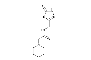 2-piperidino-N-[(5-thioxo-1,4-dihydro-1,2,4-triazol-3-yl)methyl]acetamide