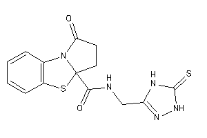 1-keto-N-[(5-thioxo-1,4-dihydro-1,2,4-triazol-3-yl)methyl]-2,3-dihydropyrrolo[2,1-b][1,3]benzothiazole-3a-carboxamide