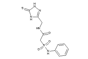 2-(phenylsulfamoyl)-N-[(5-thioxo-1,4-dihydro-1,2,4-triazol-3-yl)methyl]acetamide