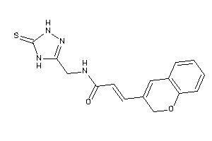 3-(2H-chromen-3-yl)-N-[(5-thioxo-1,4-dihydro-1,2,4-triazol-3-yl)methyl]acrylamide
