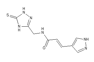 3-(1H-pyrazol-4-yl)-N-[(5-thioxo-1,4-dihydro-1,2,4-triazol-3-yl)methyl]acrylamide