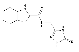 N-[(5-thioxo-1,4-dihydro-1,2,4-triazol-3-yl)methyl]-2,3,3a,4,5,6,7,7a-octahydro-1H-indole-2-carboxamide