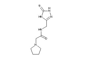 2-pyrrolidino-N-[(5-thioxo-1,4-dihydro-1,2,4-triazol-3-yl)methyl]acetamide