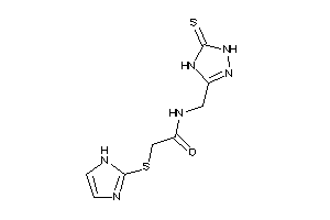 2-(1H-imidazol-2-ylthio)-N-[(5-thioxo-1,4-dihydro-1,2,4-triazol-3-yl)methyl]acetamide