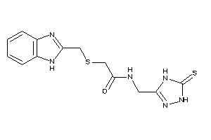 2-(1H-benzimidazol-2-ylmethylthio)-N-[(5-thioxo-1,4-dihydro-1,2,4-triazol-3-yl)methyl]acetamide