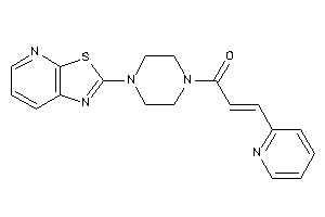 3-(2-pyridyl)-1-(4-thiazolo[5,4-b]pyridin-2-ylpiperazino)prop-2-en-1-one