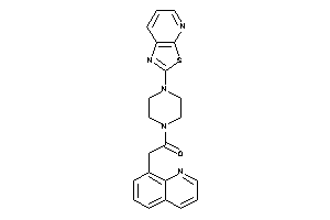 2-(8-quinolyl)-1-(4-thiazolo[5,4-b]pyridin-2-ylpiperazino)ethanone