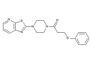 3-phenoxy-1-(4-thiazolo[5,4-b]pyridin-2-ylpiperazino)propan-1-one