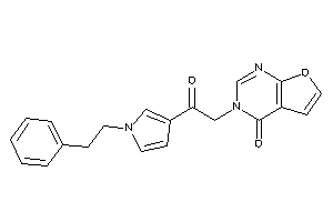 3-[2-keto-2-(1-phenethylpyrrol-3-yl)ethyl]furo[2,3-d]pyrimidin-4-one