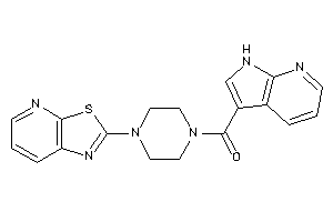 1H-pyrrolo[2,3-b]pyridin-3-yl-(4-thiazolo[5,4-b]pyridin-2-ylpiperazino)methanone