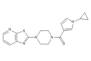 (1-cyclopropylpyrrol-3-yl)-(4-thiazolo[5,4-b]pyridin-2-ylpiperazino)methanone