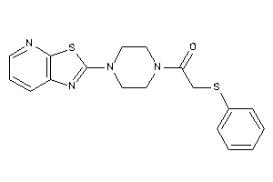 2-(phenylthio)-1-(4-thiazolo[5,4-b]pyridin-2-ylpiperazino)ethanone