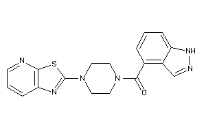 1H-indazol-4-yl-(4-thiazolo[5,4-b]pyridin-2-ylpiperazino)methanone