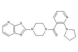 (2-pyrrolidino-3-pyridyl)-(4-thiazolo[5,4-b]pyridin-2-ylpiperazino)methanone