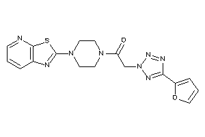 2-[5-(2-furyl)tetrazol-2-yl]-1-(4-thiazolo[5,4-b]pyridin-2-ylpiperazino)ethanone