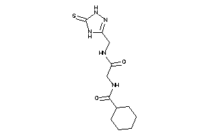 N-[2-keto-2-[(5-thioxo-1,4-dihydro-1,2,4-triazol-3-yl)methylamino]ethyl]cyclohexanecarboxamide