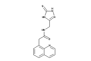 2-(8-quinolyl)-N-[(5-thioxo-1,4-dihydro-1,2,4-triazol-3-yl)methyl]acetamide