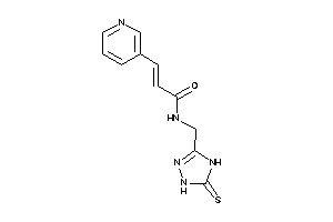 3-(3-pyridyl)-N-[(5-thioxo-1,4-dihydro-1,2,4-triazol-3-yl)methyl]acrylamide