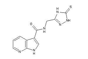 Image of N-[(5-thioxo-1,4-dihydro-1,2,4-triazol-3-yl)methyl]-1H-pyrrolo[2,3-b]pyridine-3-carboxamide